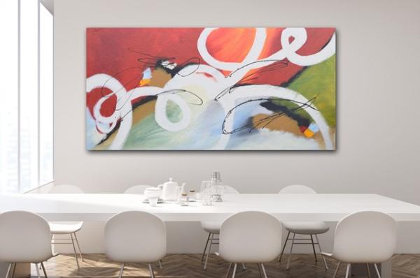 Buy XXL art paintings online - dining room picture 1442